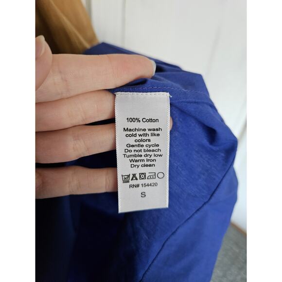 Clare V Tan Khaki and Cobalt Genevieve Skirt Midi Skirt NWT Size Small - Picture 9 of 12